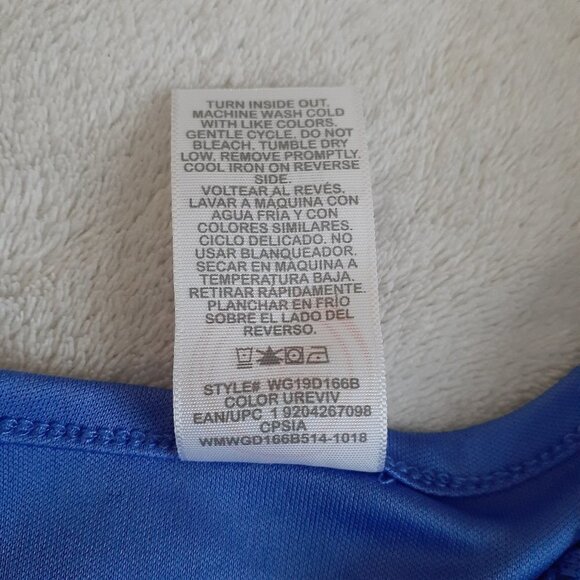 Wonder Nation Girl's Size M (7-8) Blue White Floral Lace Sheer Dress - Picture 7 of 10